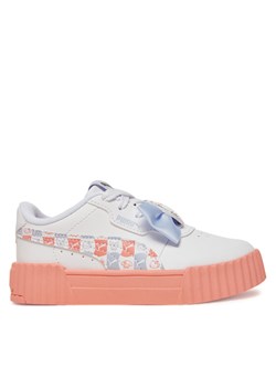 Sneakersy Puma Carina 3.0 HK&FR PS 401419 01 Biały ze sklepu eobuwie.pl w kategorii Buty sportowe dziecięce - zdjęcie 181246416