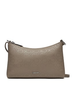 Torebka Calvin Klein K60K612537 Beżowy ze sklepu eobuwie.pl w kategorii Listonoszki - zdjęcie 181246637