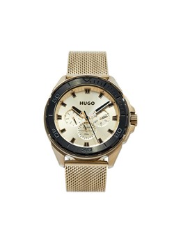 Zegarek Hugo Fresh 1530288 Złoty ze sklepu eobuwie.pl w kategorii Zegarki - zdjęcie 181246689