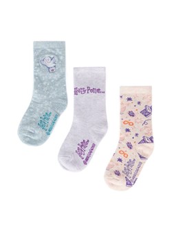 Skarpety Harry Potter ACCCS-AW24-225WBHP (3-pack) Różowy ze sklepu eobuwie.pl w kategorii Skarpetki dziecięce - zdjęcie 181246695