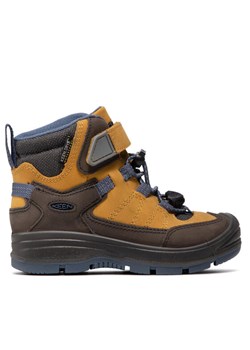Trapery Keen Redwood Mid Wp 1023882 Brązowy ze sklepu eobuwie.pl w kategorii Buty trekkingowe dziecięce - zdjęcie 181246939
