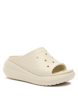 Klapki Crocs Crocs Crush Slide 208731 Beżowy ze sklepu eobuwie.pl w kategorii Klapki damskie - zdjęcie 181247055