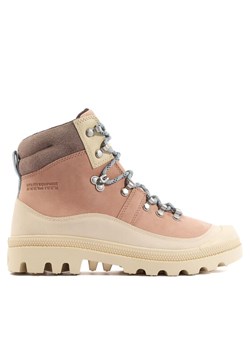 Trapery Palladium Pallabrousse Hkr Wp+ 98840-254-M Brązowy ze sklepu eobuwie.pl w kategorii Workery damskie - zdjęcie 181247315