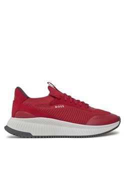 Sneakersy Boss Evo Slon 50498904 Czerwony ze sklepu eobuwie.pl w kategorii Buty sportowe męskie - zdjęcie 181247379