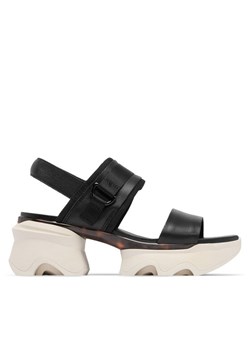 Sandały Sorel KINETIC™ Impact Slingback Heel 2030481 Czarny ze sklepu eobuwie.pl w kategorii Sandały damskie - zdjęcie 181247425