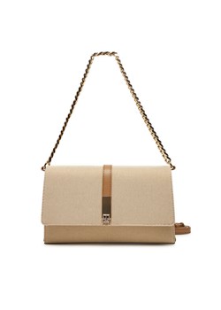 Torebka Tommy Hilfiger Heritage Conv Crossover Canv AW0AW17622 Beżowy ze sklepu eobuwie.pl w kategorii Kopertówki - zdjęcie 181247635