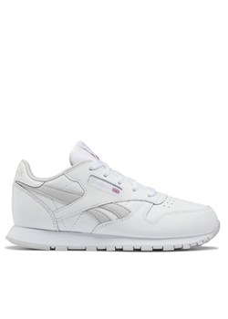 Sneakersy Reebok Classic Leather Shoes IG2593 Biały ze sklepu eobuwie.pl w kategorii Buty sportowe dziecięce - zdjęcie 181247648