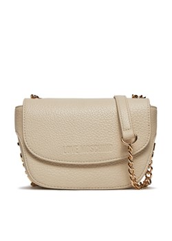 Torebka LOVE MOSCHINO JC4102PP1ILT0110 Beżowy ze sklepu eobuwie.pl w kategorii Kopertówki - zdjęcie 181247718