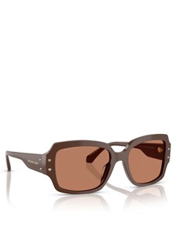 Okulary przeciwsłoneczne Michael Kors 0MK2233B 55 4008/3 Brązowy ze sklepu eobuwie.pl w kategorii Okulary przeciwsłoneczne damskie - zdjęcie 181247779
