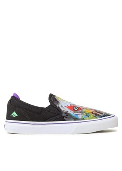 Tenisówki Emerica Wino G6 Slip-On X Dinosaur Jr. 6107000253 Czarny ze sklepu eobuwie.pl w kategorii Trampki męskie - zdjęcie 181247818