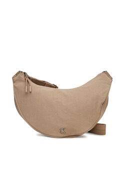 Torebka Calvin Klein Jeans Luna Nylon Sling Bag LV04K3095G Beżowy ze sklepu eobuwie.pl w kategorii Listonoszki - zdjęcie 181247987