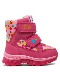 Śniegowce Agatha Ruiz de la Prada 241990-A M Różowy ze sklepu eobuwie.pl w kategorii Buty zimowe dziecięce - zdjęcie 181248105