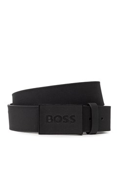Pasek Męski Boss Icon-S1 50471333 Czarny ze sklepu eobuwie.pl w kategorii Paski męskie - zdjęcie 181248227