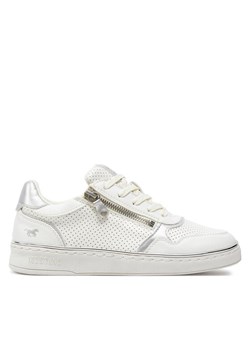 Sneakersy Mustang 1300313 Biały ze sklepu eobuwie.pl w kategorii Buty sportowe damskie - zdjęcie 181248645