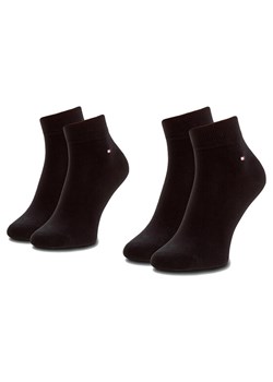 Zestaw 2 par niskich skarpet męskich Tommy Hilfiger 342025001 Czarny ze sklepu eobuwie.pl w kategorii Skarpetki męskie - zdjęcie 181248835