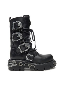 Glany NEW ROCK M-391-S1 Czarny ze sklepu eobuwie.pl w kategorii Workery damskie - zdjęcie 181248905