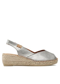 Espadryle Toni Pons Bernia-P Srebrny ze sklepu eobuwie.pl w kategorii Espadryle damskie - zdjęcie 181249739