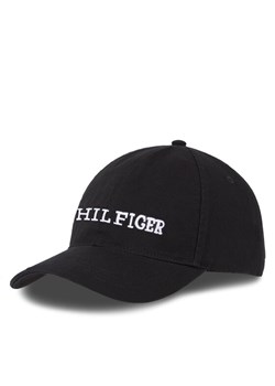 Czapka z daszkiem Tommy Hilfiger Th Monotype Soft 6 Panel Cap AM0AM12154 Czarny ze sklepu eobuwie.pl w kategorii Czapki z daszkiem męskie - zdjęcie 181249865