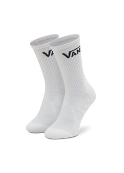 Skarpety wysokie damskie Vans Skate Crew VN0A311PWHT1 Biały ze sklepu eobuwie.pl w kategorii Skarpetki damskie - zdjęcie 181249955