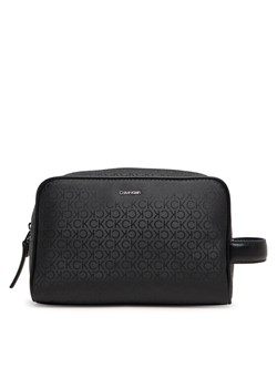 Kosmetyczka Calvin Klein Ck Sleek Washbag Mono K50K512944 Czarny ze sklepu eobuwie.pl w kategorii Kosmetyczki - zdjęcie 181250037