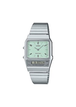 Zegarek Casio Vintage Classic AQ-800E-3AEF Srebrny ze sklepu eobuwie.pl w kategorii Zegarki - zdjęcie 181250059