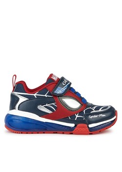 Sneakersy Geox SPIDER-MAN J Bayonyc Boy J36FED 0FUCE C0833 DD Granatowy ze sklepu eobuwie.pl w kategorii Buty sportowe dziecięce - zdjęcie 181250117