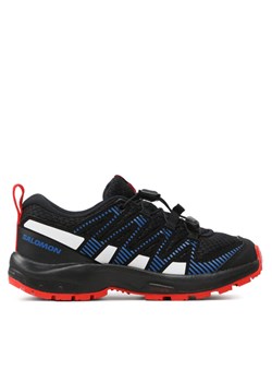 Sneakersy Salomon Xa Pro V8 J L47141300 Czarny ze sklepu eobuwie.pl w kategorii Buty trekkingowe dziecięce - zdjęcie 181250355