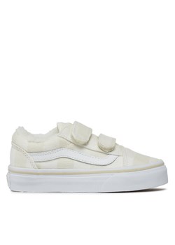 Tenisówki Vans Uy Old Skool V VN000VHEBPH1 Écru ze sklepu eobuwie.pl w kategorii Trampki dziecięce - zdjęcie 181250458