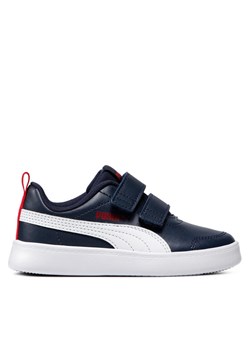 Sneakersy Puma Courtflex V2 V Ps 371543 01 Granatowy ze sklepu eobuwie.pl w kategorii Półbuty dziecięce - zdjęcie 181250728