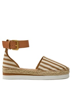 Espadryle See By Chloé SB26150E Brązowy ze sklepu eobuwie.pl w kategorii Espadryle damskie - zdjęcie 181250919