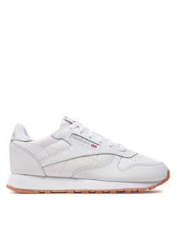 Sneakersy Reebok Classic Leather GZ6098 Biały ze sklepu eobuwie.pl w kategorii Buty sportowe dziecięce - zdjęcie 181250985