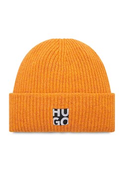 Czapka HUGO Women-X 50477679 Pomarańczowy ze sklepu eobuwie.pl w kategorii Czapki zimowe męskie - zdjęcie 181250988