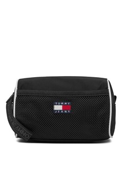 Kosmetyczka Tommy Jeans Tjw Heritage Washbag AW0AW15831 Czarny ze sklepu eobuwie.pl w kategorii Kosmetyczki - zdjęcie 181251579
