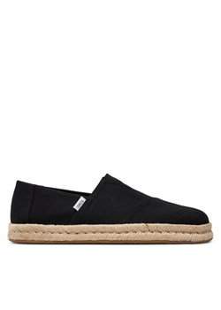 Espadryle Toms Alpargata Rope 2.0 10019875 Czarny ze sklepu eobuwie.pl w kategorii Espadryle męskie - zdjęcie 181251658
