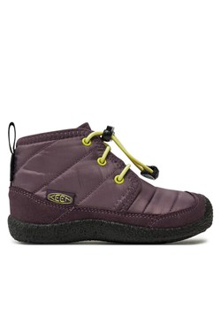 Śniegowce Keen Howser II Waterproof Chukka 1029432 Fioletowy ze sklepu eobuwie.pl w kategorii Buty zimowe dziecięce - zdjęcie 181251815