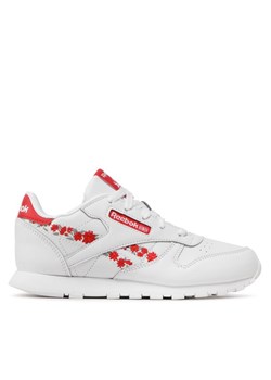 Sneakersy Reebok Classic Leather Shoes HP9521 Biały ze sklepu eobuwie.pl w kategorii Buty sportowe dziecięce - zdjęcie 181252077