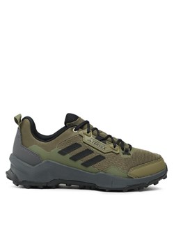 Trekkingi adidas Terrex AX4 Hiking Shoes HP7390 Zielony ze sklepu eobuwie.pl w kategorii Buty trekkingowe męskie - zdjęcie 181252165