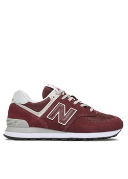 Sneakersy New Balance ML574EVM Bordowy ze sklepu eobuwie.pl w kategorii Buty sportowe męskie - zdjęcie 181252199