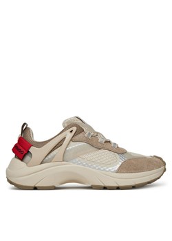 Sneakersy HUGO GO2 50536259 Beżowy ze sklepu eobuwie.pl w kategorii Buty sportowe męskie - zdjęcie 181252729