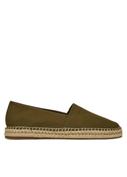 Espadryle Calvin Klein Espadrille Cv Logo HM0HM01808 Khaki ze sklepu eobuwie.pl w kategorii Espadryle męskie - zdjęcie 181252789