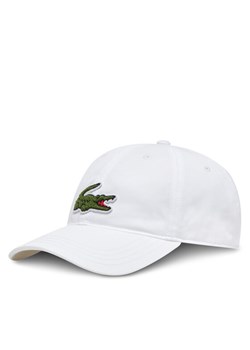 Czapka z daszkiem Lacoste RK3186 Biały ze sklepu eobuwie.pl w kategorii Czapki z daszkiem damskie - zdjęcie 181252797