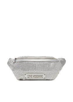 Saszetka nerka LOVE MOSCHINO JC4137PP1MLL196B Srebrny ze sklepu eobuwie.pl w kategorii Nerki - zdjęcie 181252838