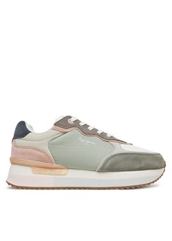Sneakersy Pepe Jeans PLS60034 Zielony ze sklepu eobuwie.pl w kategorii Buty sportowe damskie - zdjęcie 181253018
