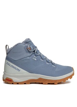 Trekkingi Salomon Outsnap Climasalomon™ Waterproof L47289900 Niebieski - id: 0000302866946 - marki Salomon - 181253078 Trekkingi Salomon Outsnap Climasalomon™ Waterproof L47289900 Niebieski ze sklepu eobuwie.pl w kategorii Buty trekkingowe damskie - zdjęcie 181253078
