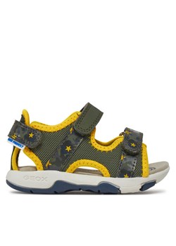 Sandały Geox B Sandal Multy Boy B450FA 014CE C0629 M Khaki ze sklepu eobuwie.pl w kategorii Sandały dziecięce - zdjęcie 181253208
