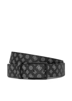Pasek Męski Guess Micro Peony Eco Belts BM7793 P4135 Czarny ze sklepu eobuwie.pl w kategorii Paski męskie - zdjęcie 181253229