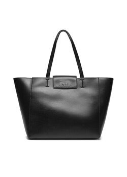 Torebka Calvin Klein Ck Push Medium Shopper K60K612148 Czarny ze sklepu eobuwie.pl w kategorii Torby Shopper bag - zdjęcie 181253379