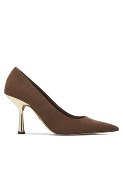 Szpilki Nine West WFA2663-1 Brązowy ze sklepu eobuwie.pl w kategorii Czółenka - zdjęcie 181253547