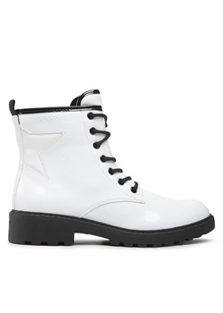 Trapery Geox J Casey G. G J9420G 000HH C0404 D Biały ze sklepu eobuwie.pl w kategorii Workery damskie - zdjęcie 181253669