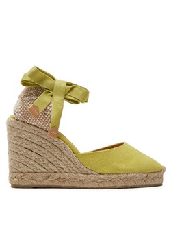 Espadryle Castañer Carina/8/002 021642 Żółty ze sklepu eobuwie.pl w kategorii Espadryle damskie - zdjęcie 181253755